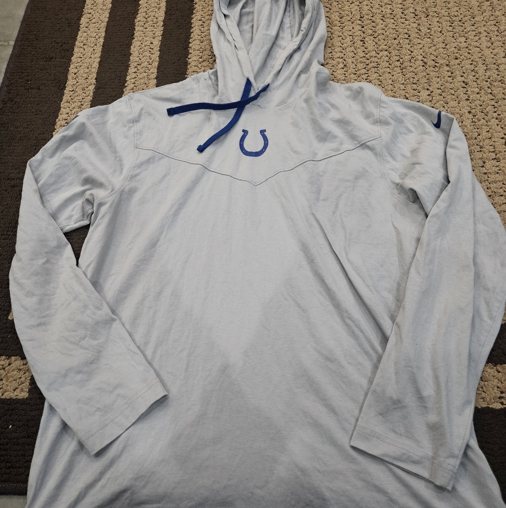 NFL Gray Onfield Apparel Hoodie Colts